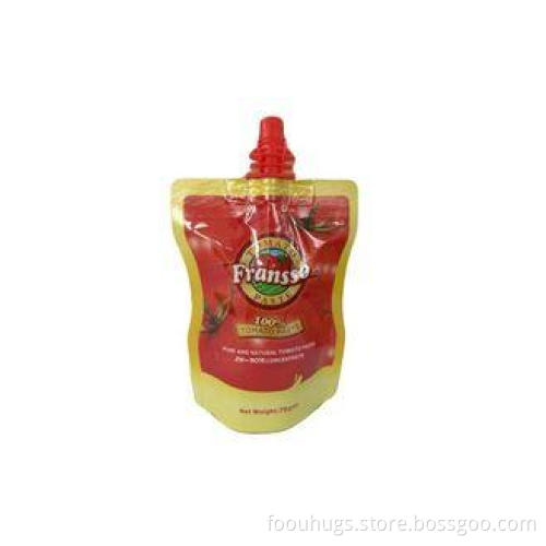 High Barrier Shaped Packaging Bag Stand Up Spout Pouch For